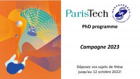 Programme PARISTECH – CSC PhD 2023 : Déposez vos sujets de thèse !