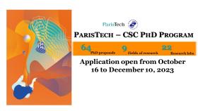 La campagne 2024 du programme ParisTech – CSC PhD est lancée!