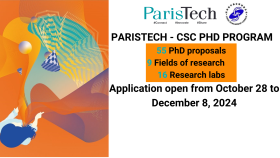 La campagne 2025 du programme ParisTech – CSC PhD est lancée!